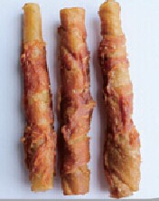 鸡肉绕猪皮棒