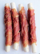 鸭肉绕面棒