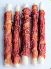 duck wrapped rawhide